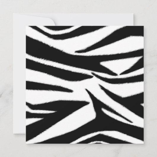 Invitation Fête d'anniversaire - Casquette du parti Zebra Pri (Dos)