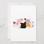 Invitation Fête d'anniversaire Cat Squishmallow (Dos)