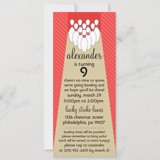 Invitation Fête d'anniversaire chanceuse red delicious de (Devant)