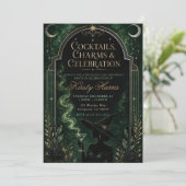 Invitation Fête d'anniversaire chic et méchant (Debout devant)