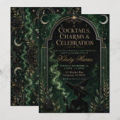 Invitation Fête d'anniversaire chic et méchant (Devant / Derrière)