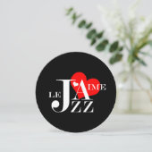 Invitation Fête d'anniversaire chique de musique de jazz (Debout devant)