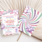 Invitation Fête d'anniversaire Cirque Carnaval