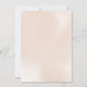 Invitation Fête d'anniversaire classique rose rose rose Dusty (Dos)