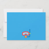 Invitation Fête d'anniversaire colorée avec éclaboussures d'e (Dos)