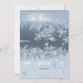 Invitation Fête d'anniversaire congelée par pays des (Dos)