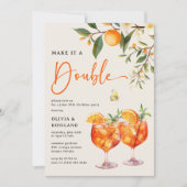 Invitation Fête d'anniversaire conjointe 'Faites-en un double (Devant)