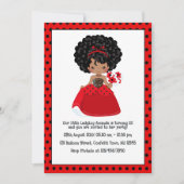 Invitation Fête d'anniversaire Conte de Fées Princesse Coccin (Devant)