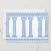 Invitation fête d'anniversaire couleur personnalisée avec tem (Dos)