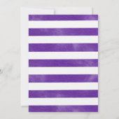 Invitation Fête d'anniversaire d'animaux d'Halloween à l'aqua (Dos)