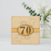 Invitation Fête d'anniversaire / d'anniversaire de mariage po (Debout devant)