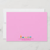 Invitation Fête d'anniversaire d'arts et de métiers de (Dos)