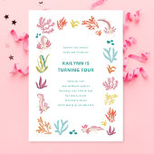 Invitation Fête d'anniversaire d'Axolotl