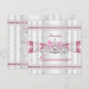Invitation Fête d'anniversaire de 15 ans Quinceanera en Damas