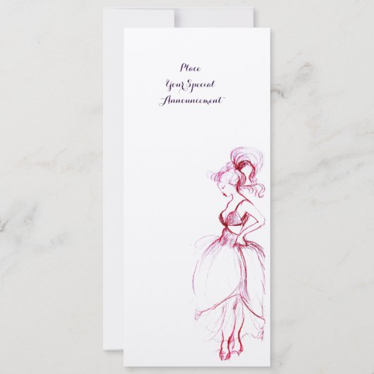 INVITATION FÊTE D'ANNIVERSAIRE DE 16 ANS D'UNE JEUNE FILLE FA (Dos)