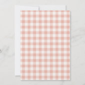 Invitation Fête d'anniversaire de 2 ans de fille dans une gra (Dos)