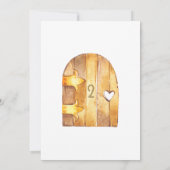 Invitation Fête d'anniversaire de 2 ans de la princesse rose (Dos)