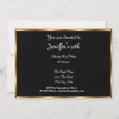 Invitation Fête d'anniversaire de 50 ans à la plage (Dos)