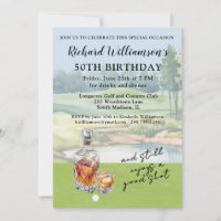 Fête d'anniversaire de 50 ans de golf humoristique