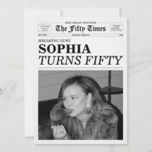 Fête d'anniversaire de 50 ans du journal The Fifty