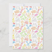 INVITATION FÊTE D'ANNIVERSAIRE DE BBQ PERSONNALISABLE (Dos)