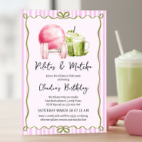 Fête d'anniversaire de bien-être Pilates et Matcha
