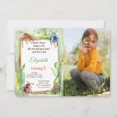 Invitation Fête d'anniversaire de bogues modifiables (Devant)