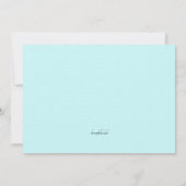 Invitation Fête d'anniversaire de Boom (Dos)