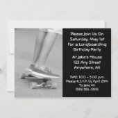 Invitation Fête d'anniversaire de bord (Dos)