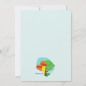 Invitation Fête d'anniversaire de Bounce House (Dos)