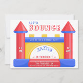 Invitation Fête d'anniversaire de Bounce House (Devant)
