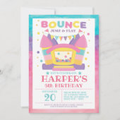 Invitation Fête d'anniversaire de Bounce House (Devant)