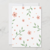 Invitation fête d'anniversaire de Bunny (Dos)