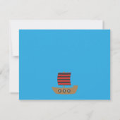 Invitation Fête d'anniversaire de capitaine Boy de pirate (Dos)