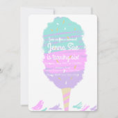 Invitation Fête d'anniversaire de carnaval dessinée à la main (Devant)