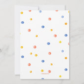 Invitation Fête d'anniversaire de Cat's Meow (Dos)