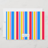 Invitation Fête d'anniversaire de Chambre de rebond (Dos)