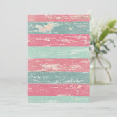 Invitation Fête d'anniversaire de clôture rustique (Debout devant)