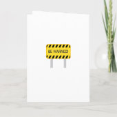Invitation Fête d'anniversaire de construction (Dos)