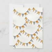 Invitation Fête d'anniversaire de Corn Maze Fall (Dos)