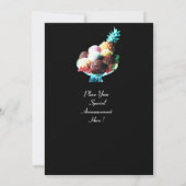 INVITATION FÊTE D'ANNIVERSAIRE DE CRÈME DE GLACE (Dos)