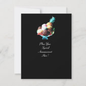INVITATION FÊTE D'ANNIVERSAIRE DE CRÈME DE GLACE (Dos)