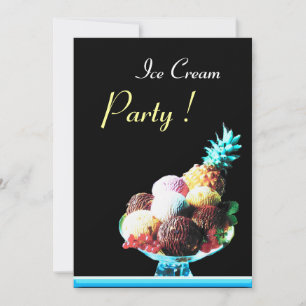 INVITATION FÊTE D'ANNIVERSAIRE DE CRÈME DE GLACE 2