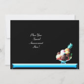 INVITATION FÊTE D'ANNIVERSAIRE DE CRÈME DE GLACE 2 (Dos)