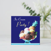 INVITATION FÊTE D'ANNIVERSAIRE DE CRÈME DE GLACE 2 (Debout devant)