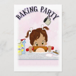 Invitation Fête d'anniversaire de cuisson