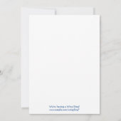 Invitation Fête d'anniversaire de Custom Child Circus (Dos)