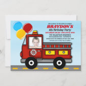 Invitation Fête d'anniversaire de dessin animé amusant pour e (Devant)