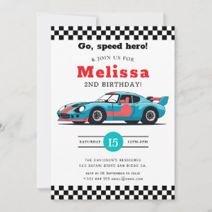 Invitation Fête d'anniversaire de deux ans pour le garçon de