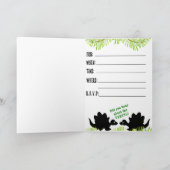 Invitation Fête d'anniversaire de Dinobites Invitaitons ! (Intérieur)